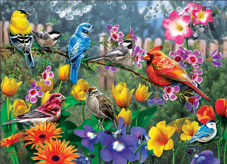 Audubon Morning Garden 1000 Piece Jigsaw Puzzle | Masterpieces - Jigsaw Puzzles - The Puzzle Center