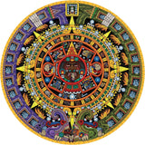 Aztec Sun Stone 1000 Piece Circular Jigsaw Puzzle | Pomegranate - Jigsaw Puzzles - The Puzzle Center