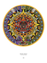 Aztec Sun Stone 1000 Piece Circular Jigsaw Puzzle | Pomegranate - Jigsaw Puzzles - The Puzzle Center