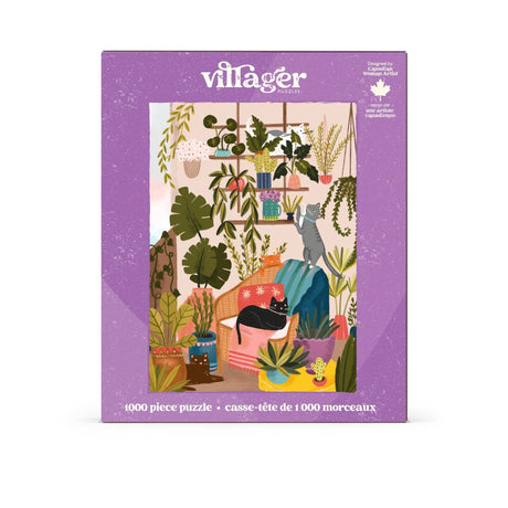 Balcony Cats 1000 Piece Jigsaw Puzzle | Villager Puzzles - Jigsaw Puzzles - The Puzzle Center