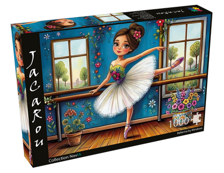 Ballerina By Windows 1000 Piece Jigsaw Puzzle | JaCaRou - Jigsaw Puzzles - The Puzzle Center