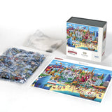 Barcelona 1000 Piece Jigsaw Puzzle by Boardwalk Puzzle Company - Boardwalk - Jigsaw Puzzles - The Puzzle Center