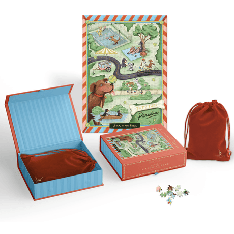 Bark in the Park 500 Piece Jigsaw Puzzle | Good Juju Ink - Jigsaw Puzzles - The Puzzle Center