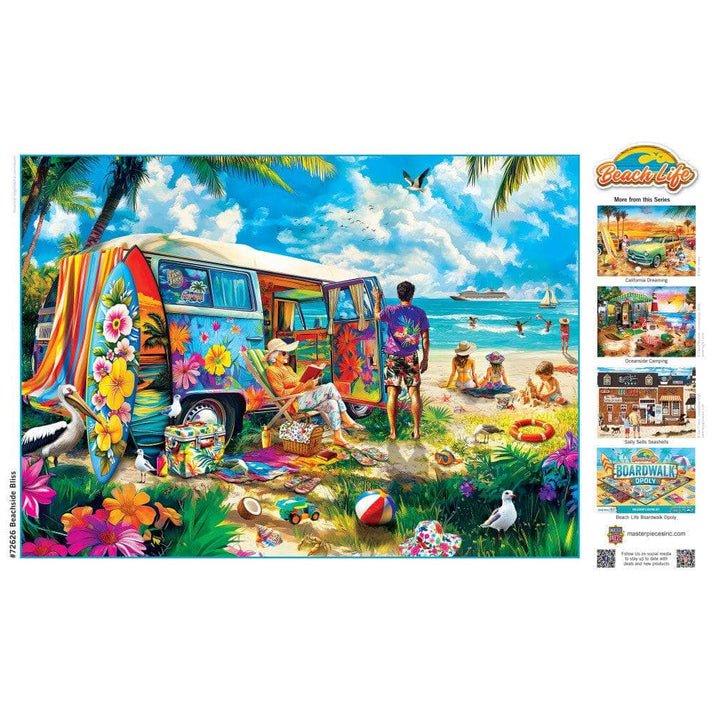 Beachside Bliss 1000 Piece Jigsaw Puzzle | Masterpieces - Jigsaw Puzzles - The Puzzle Center