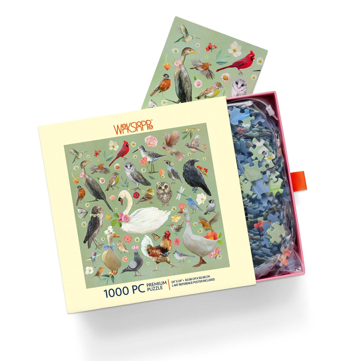 Beautiful Birds 1000 Piece Jigsaw Puzzle | WerkShoppe - Jigsaw Puzzles - The Puzzle Center
