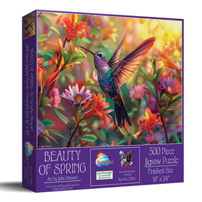 Beauty of Spring 500 Piece Jigsaw Puzzle by SunsOut Puzzles - SunsOut - Jigsaw Puzzles - The Puzzle Center