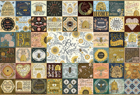 Bee Kind 2000 Piece Jigsaw Puzzle | Cobble Hill - Jigsaw Puzzles - The Puzzle Center