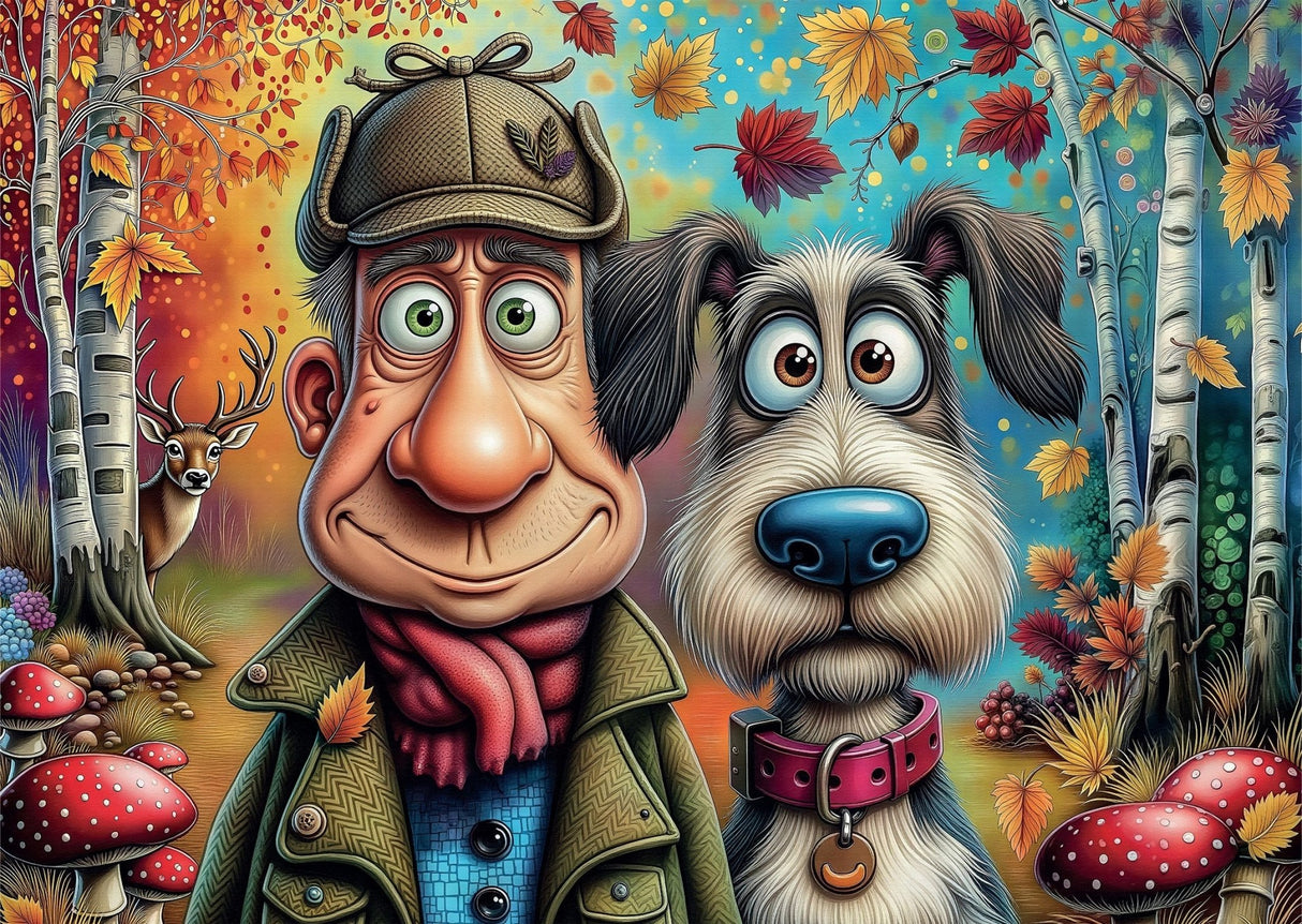 Behind The Tree 1000 Piece Jigsaw Puzzle | Delfy - Jigsaw Puzzles - The Puzzle Center