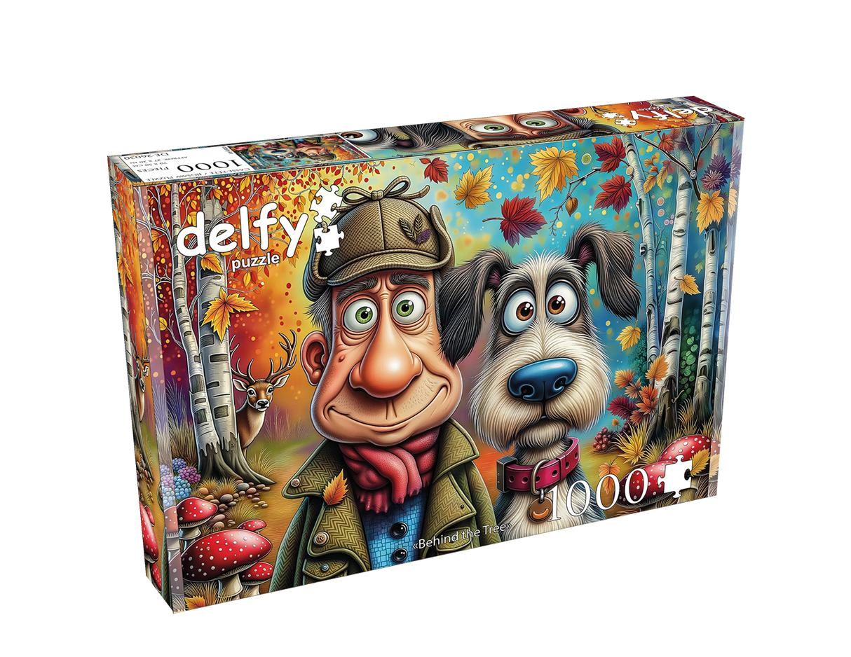 Behind The Tree 1000 Piece Jigsaw Puzzle | Delfy - Jigsaw Puzzles - The Puzzle Center