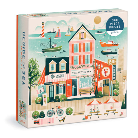 Beside the Sea 500 Piece Jigsaw Puzzle | Galison - Jigsaw Puzzles - The Puzzle Center