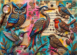 Birds, Notes & Gears 1000 Piece Jigsaw Puzzle | JaCaRou - Jigsaw Puzzles - The Puzzle Center