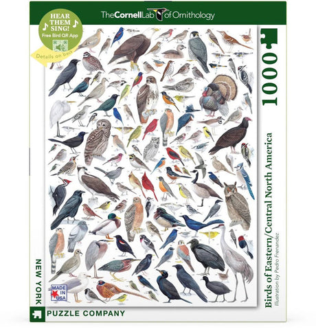 Birds of Eastern/Central North America 1000 Piece Jigsaw Puzzle | New York Puzzle Company - Jigsaw Puzzles - The Puzzle Center