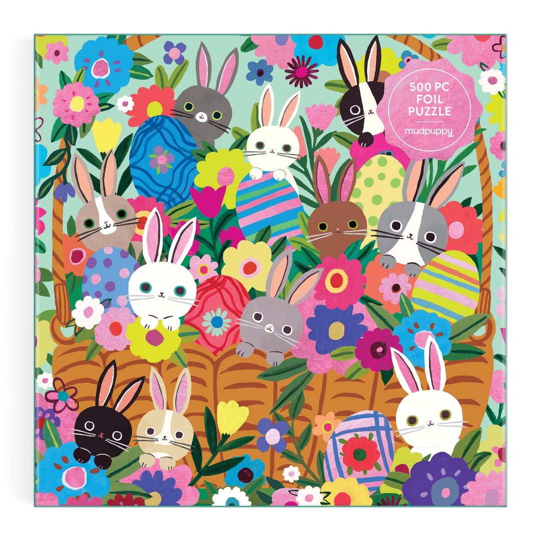 Blooming Bunnies 500 Piece Jigsaw Puzzle | Mudpuppy - Jigsaw Puzzles - The Puzzle Center