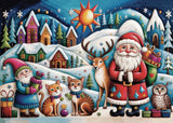 Boho Christmas 1000 Piece Jigsaw Puzzle | JaCaRou Puzzles - Jigsaw Puzzles - The Puzzle Center