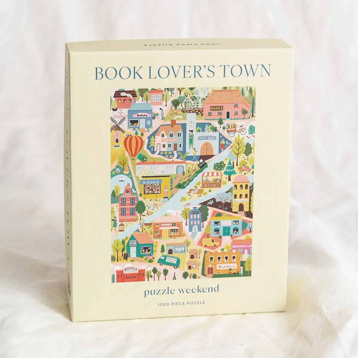 Book Lover's Town 1000 Piece Jigsaw Puzzle | Puzzle Weekend - Jigsaw Puzzles - The Puzzle Center