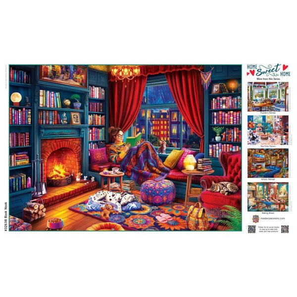 Book Nook 500 Piece Jigsaw Puzzle | Masterpieces - Jigsaw Puzzles - The Puzzle Center