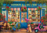 Books & Coffee 1000 Piece Puzzle by Eurographics - Eurographics - Jigsaw Puzzles - The Puzzle Center - 