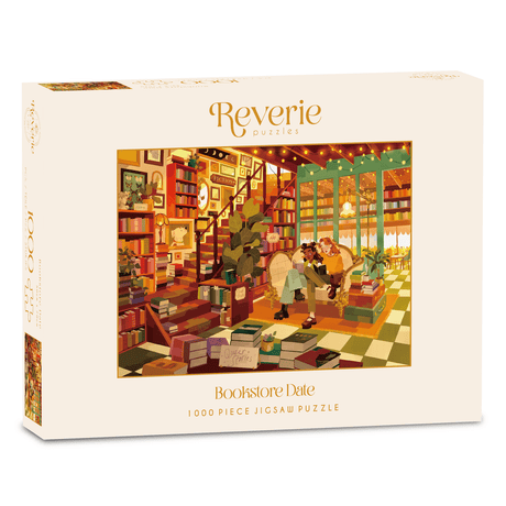 Bookstore Date 1000 Piece Jigsaw Puzzle | Reverie Puzzles - Jigsaw Puzzles - The Puzzle Center