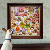 Bountiful Mushrooms 1000 Piece Jigsaw Puzzle | eeBoo - Jigsaw Puzzles - The Puzzle Center