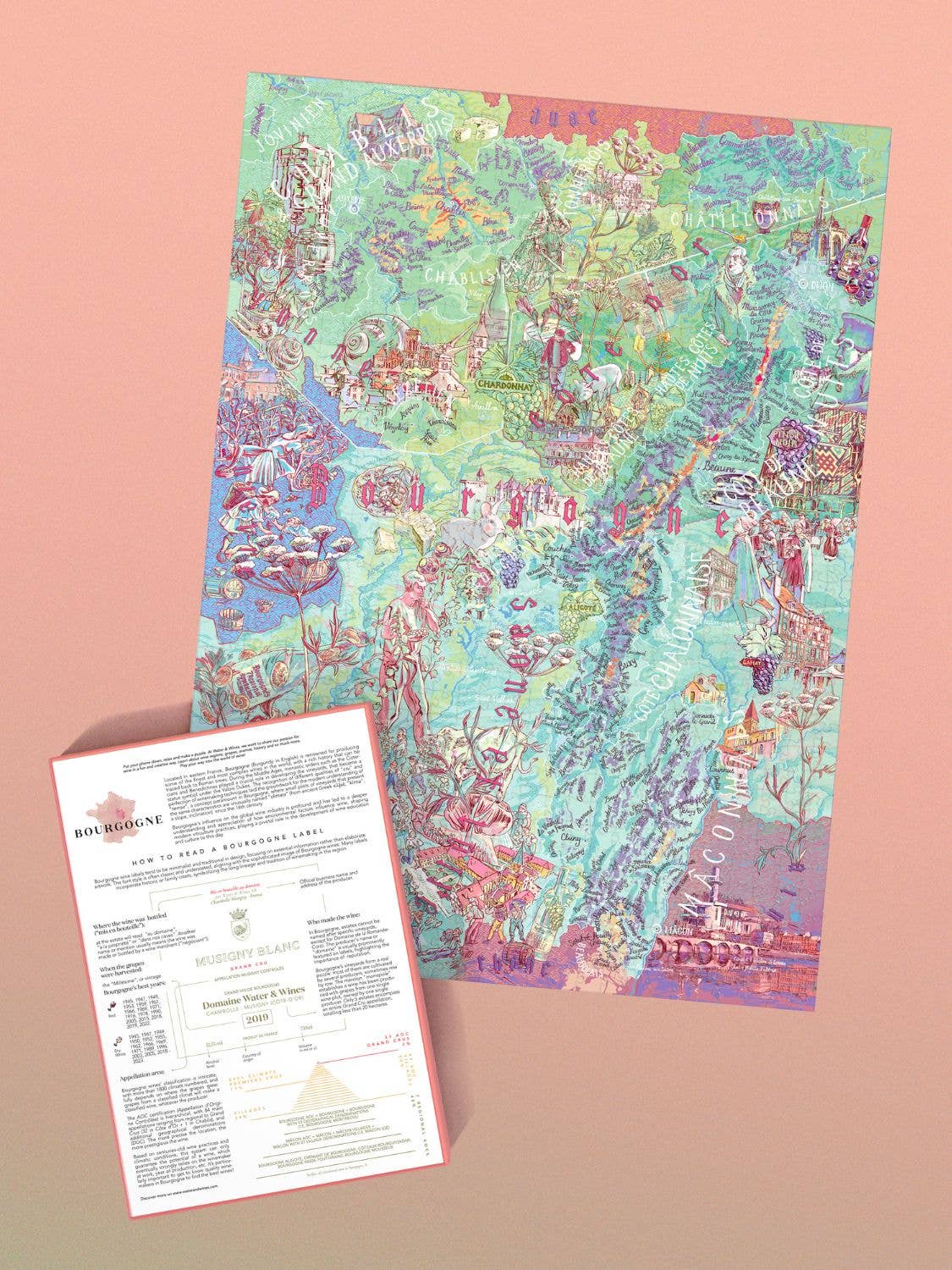 Bourgogne Wine 1000 Piece Jigsaw Puzzle | Water & Wines - Jigsaw Puzzles - The Puzzle Center