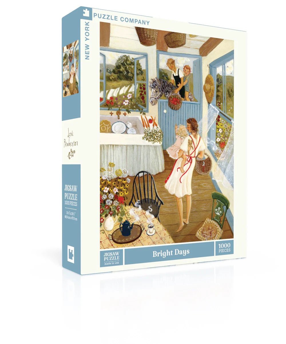 Bright Days 1000 Piece Jigsaw Puzzle | New York Puzzle Company - Jigsaw Puzzles - The Puzzle Center