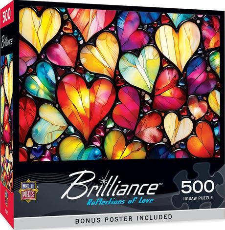 Brilliance Reflections of Love 500 Piece Jigsaw Puzzle | Masterpieces - Jigsaw Puzzles - The Puzzle Center