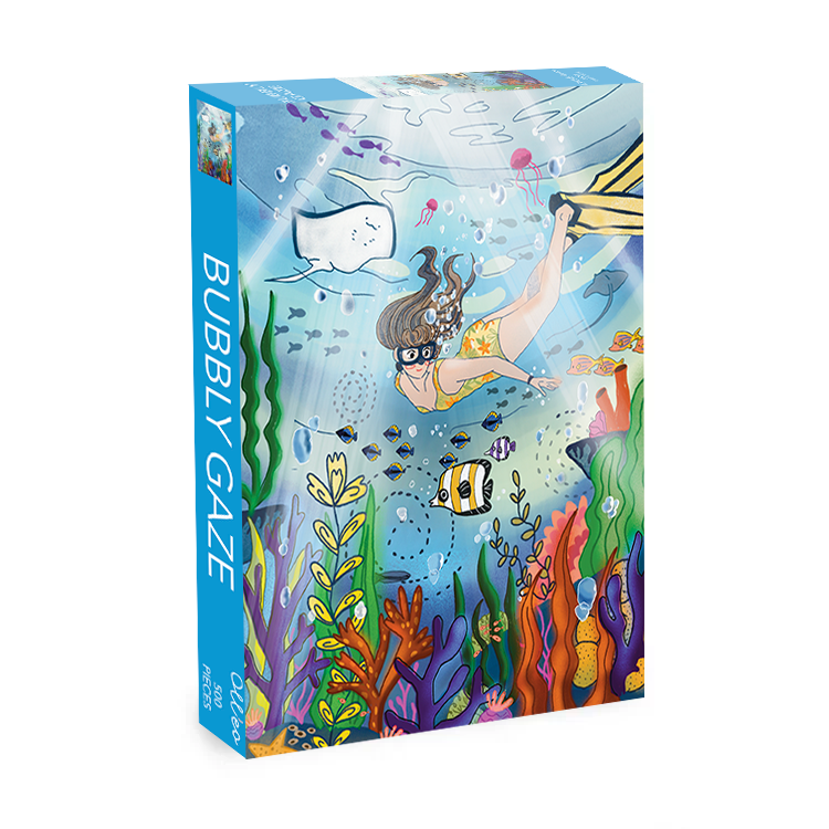 Bubbly Gaze 500 Piece Jigsaw Puzzle | Olleo Puzzles - Jigsaw Puzzles - The Puzzle Center