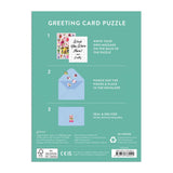 Buzzy Bouquets 60 Piece Greeting Card Puzzle | Galison - Greeting Card Puzzle - The Puzzle Center