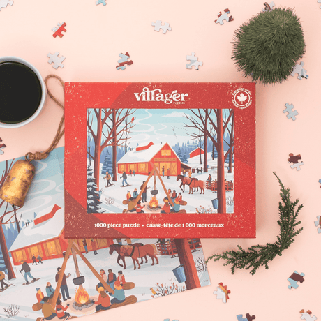 Cabane À Sucre 1000 Piece Jigsaw Puzzle | Villager - Jigsaw Puzzles - The Puzzle Center