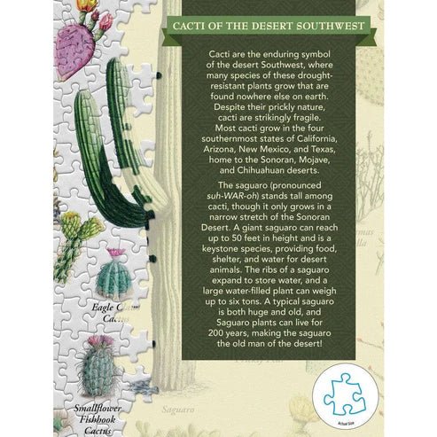 Cacti of the Desert Southwest 1000 Piece Jigsaw Puzzle | Masterpieces - Jigsaw Puzzles - The Puzzle Center