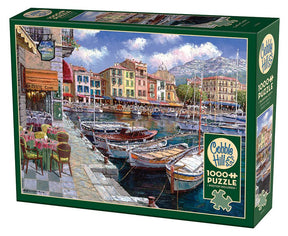 Cafe in Cassis 1000 Piece Jigsaw Puzzle | Cobble Hill Puzzles - Jigsaw Puzzles - The Puzzle Center