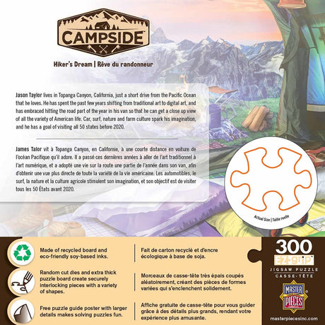 Campside Hiker's Dream 300 Piece EZ Grip Jigsaw Puzzle | Masterpieces - Jigsaw Puzzles - The Puzzle Center