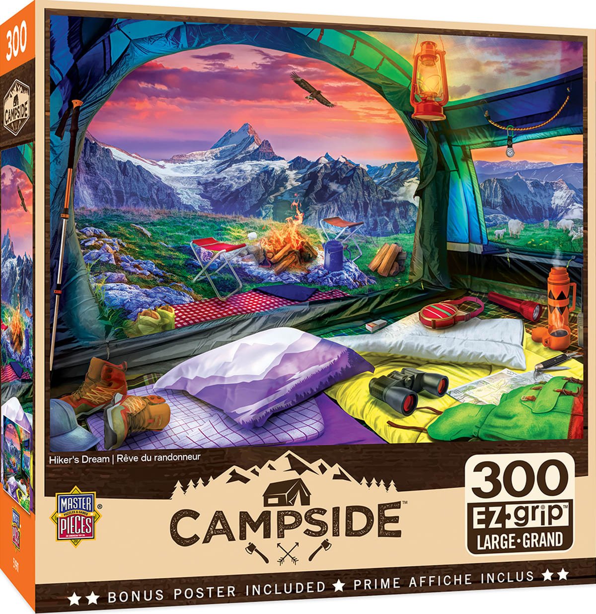 Campside Hiker's Dream 300 Piece EZ Grip Jigsaw Puzzle | Masterpieces - Jigsaw Puzzles - The Puzzle Center