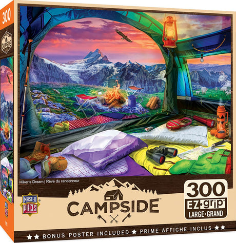 Campside Hiker's Dream 300 Piece EZ Grip Jigsaw Puzzle | Masterpieces - Jigsaw Puzzles - The Puzzle Center