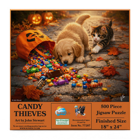 Candy Thieves 500 Piece Jigsaw Puzzle | SunsOut - Jigsaw Puzzles - The Puzzle Center