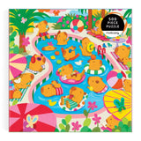 Capybara Pool Day 500 Piece Family Jigsaw Puzzle | Mudpuppy - Jigsaw Puzzles - The Puzzle Center