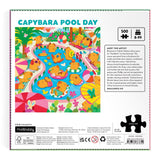 Capybara Pool Day 500 Piece Family Jigsaw Puzzle | Mudpuppy - Jigsaw Puzzles - The Puzzle Center