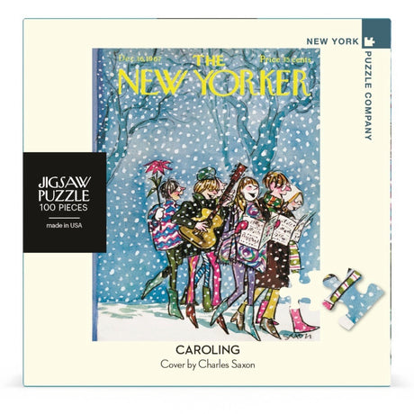 Caroling 100 Piece Mini Jigsaw Puzzle | New York Puzzle Company