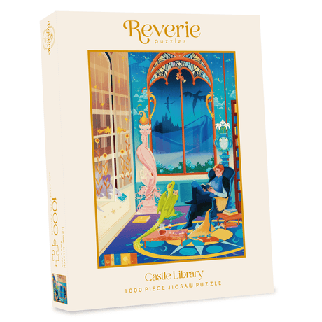 Castle Library 1000 Piece Jigsaw Puzzle | Reverie Puzzles - Jigsaw Puzzles - The Puzzle Center