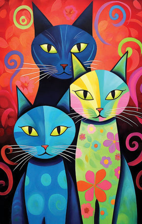 Cat Family 550 Piece Puzzle by SunsOut Puzzles - SunsOut - Jigsaw Puzzles - The Puzzle Center - 