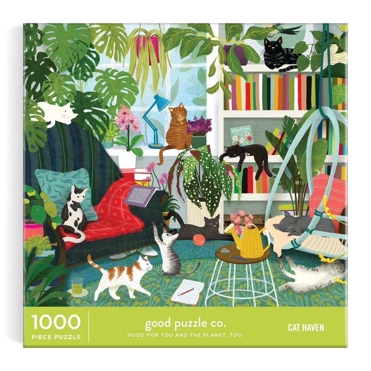 Cat Haven 1000 Piece Jigsaw Puzzle | Galison - Jigsaw Puzzles - The Puzzle Center
