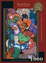 Cat Lady 1000 Piece Jigsaw Puzzle | Art & Fable - Jigsaw Puzzles - The Puzzle Center