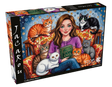 Cats & Chapters 1000 Piece Jigsaw Puzzle | JaCaRou - Jigsaw Puzzles - The Puzzle Center