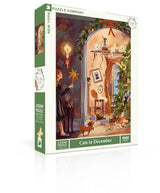 Cats in December 1000 Piece Jigsaw Puzzle | New York Puzzle Company - Jigsaw Puzzles - The Puzzle Center