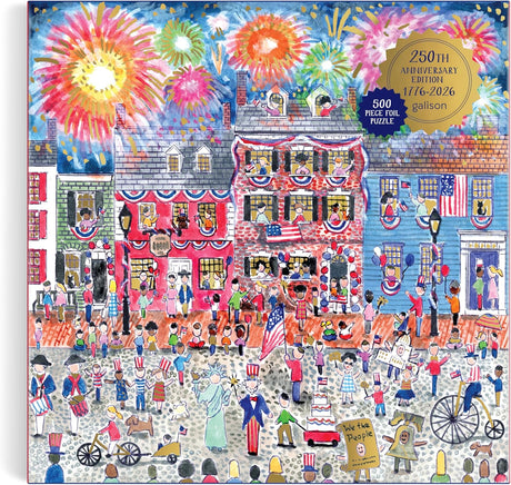 Celebrate The USA 500 Piece Foil Jigsaw Puzzle | Galison - Jigsaw Puzzles - The Puzzle Center