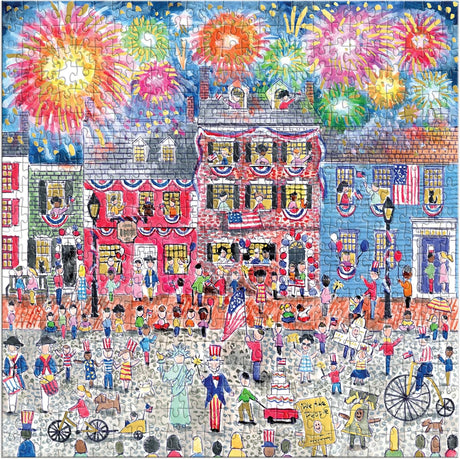 Celebrate The USA 500 Piece Foil Jigsaw Puzzle | Galison - Jigsaw Puzzles - The Puzzle Center