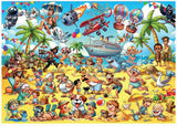 Chaos on the Beach 1000 Piece Jigsaw Puzzle | Magnolia - Jigsaw Puzzles - The Puzzle Center