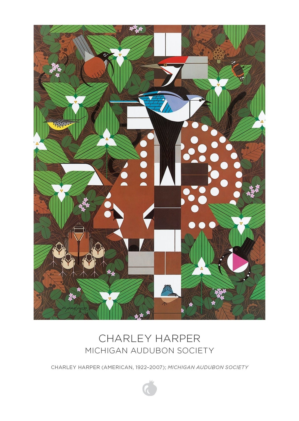 Charley Harper 120 Piece Double Sided Jigsaw Puzzle Set | Pomegranate - Jigsaw Puzzles - The Puzzle Center