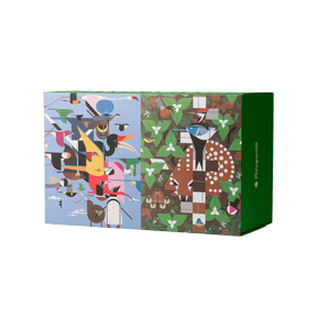 Charley Harper 120 Piece Double Sided Jigsaw Puzzle Set | Pomegranate - Jigsaw Puzzles - The Puzzle Center