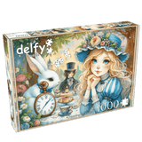 Charming Tea Party 1000 Piece Jigsaw Puzzle | Delfy Puzzles - Jigsaw Puzzles - The Puzzle Center